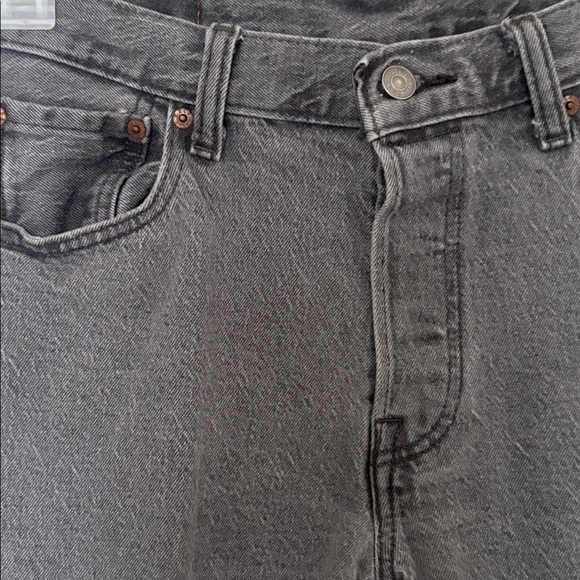Men’s Levi’s 501 Jeans Size 30x30 Gray - Picture 4 of 8